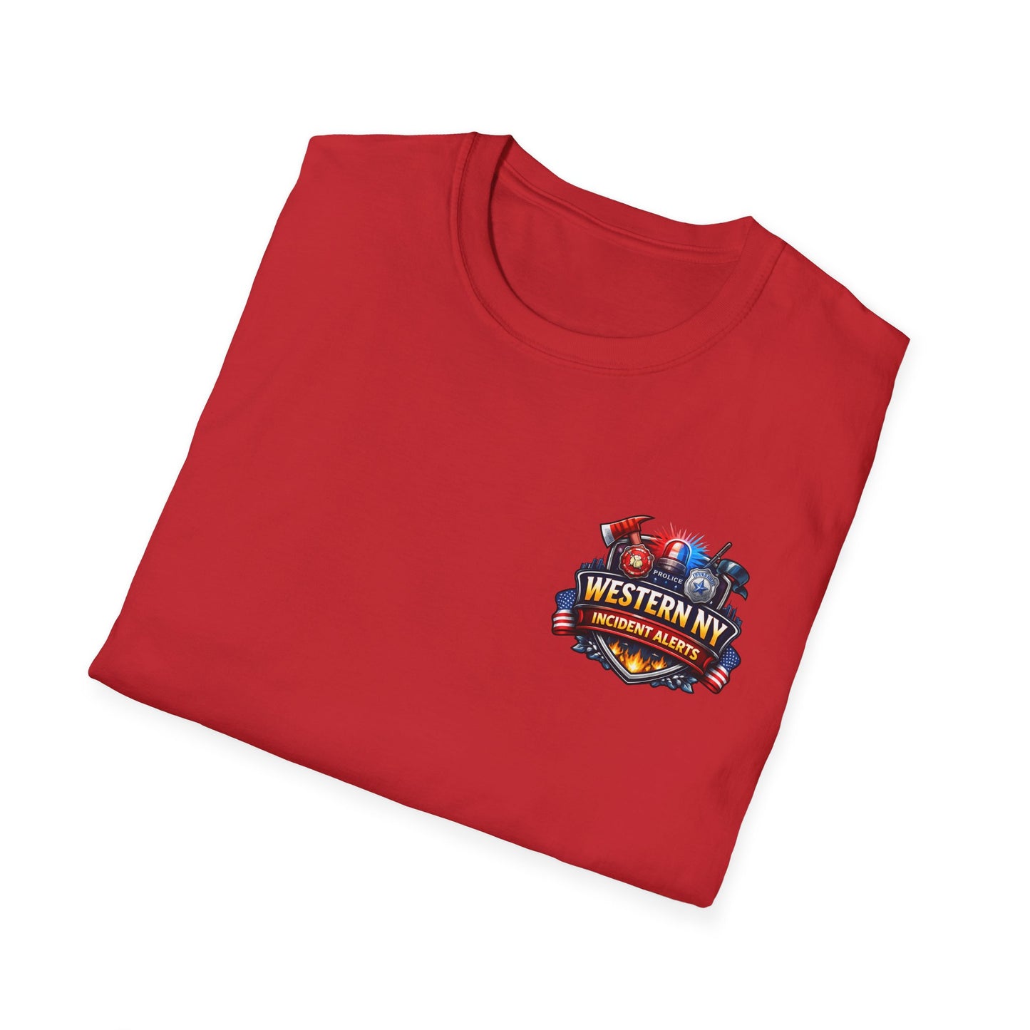 T-Shirt — '10-75 The Box' Western NY Firefighter Logo Tee
