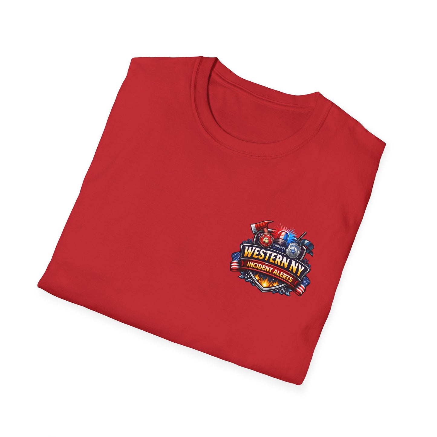 Firefighter T-Shirt – "Check That Door for Heat" Graphic Tee