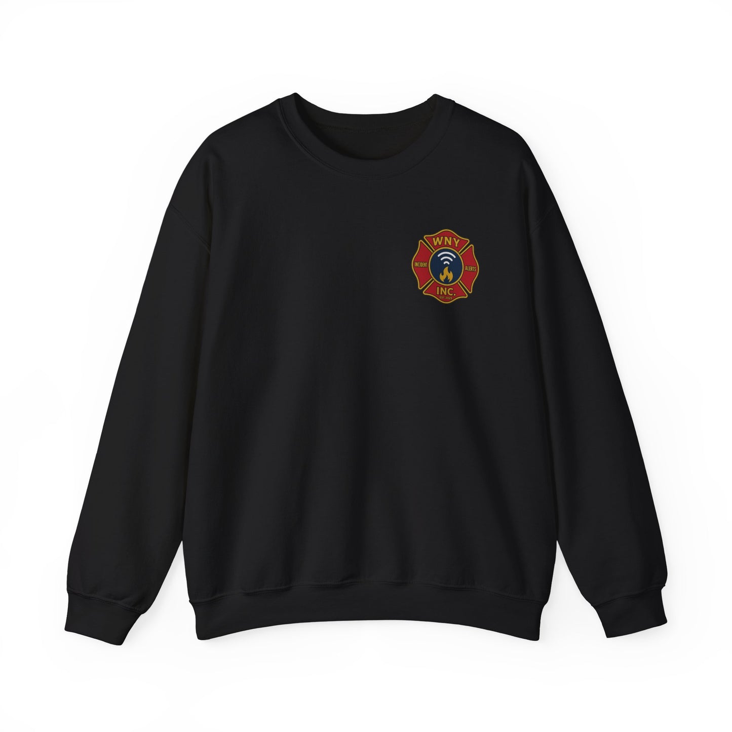 Firefighter Crewneck Sweatshirt — “Mount Up We’ve Got a Ripper!” Graphic