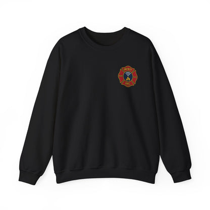 Firefighter Crewneck Sweatshirt — “Mount Up We’ve Got a Ripper!” Graphic