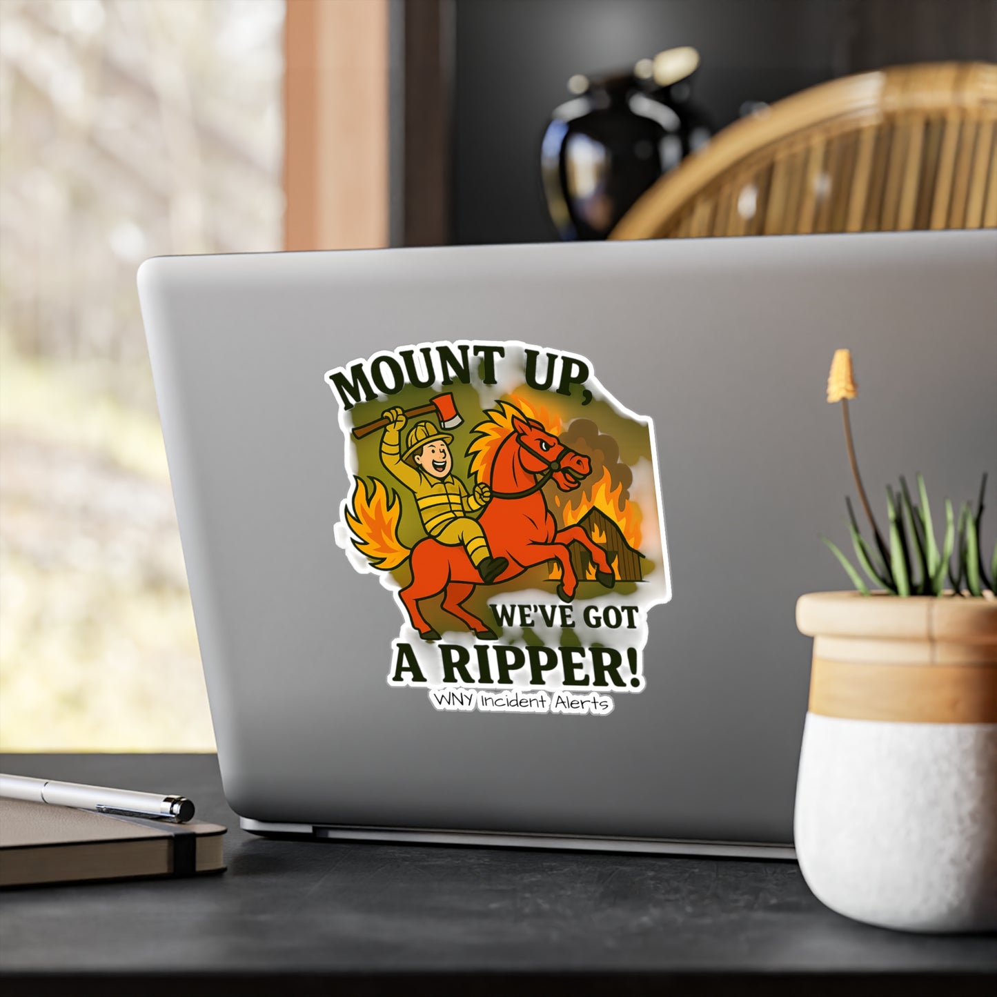 Mount Up We’ve Got A Ripper! - Kiss-Cut Vinyl Decal