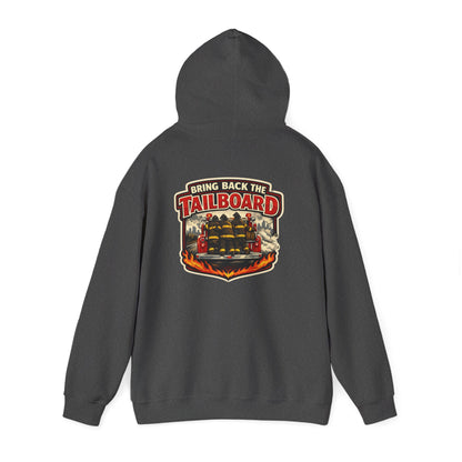 Tailgate Hoodie — “Bring on the Tailboard” Firefighter Tailgate Pullover