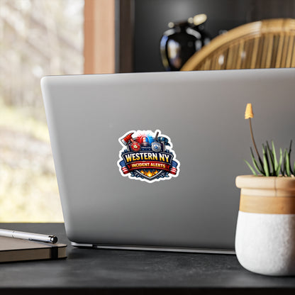 Kiss-Cut Vinyl Decal — Western NY Incident Alerts Badge