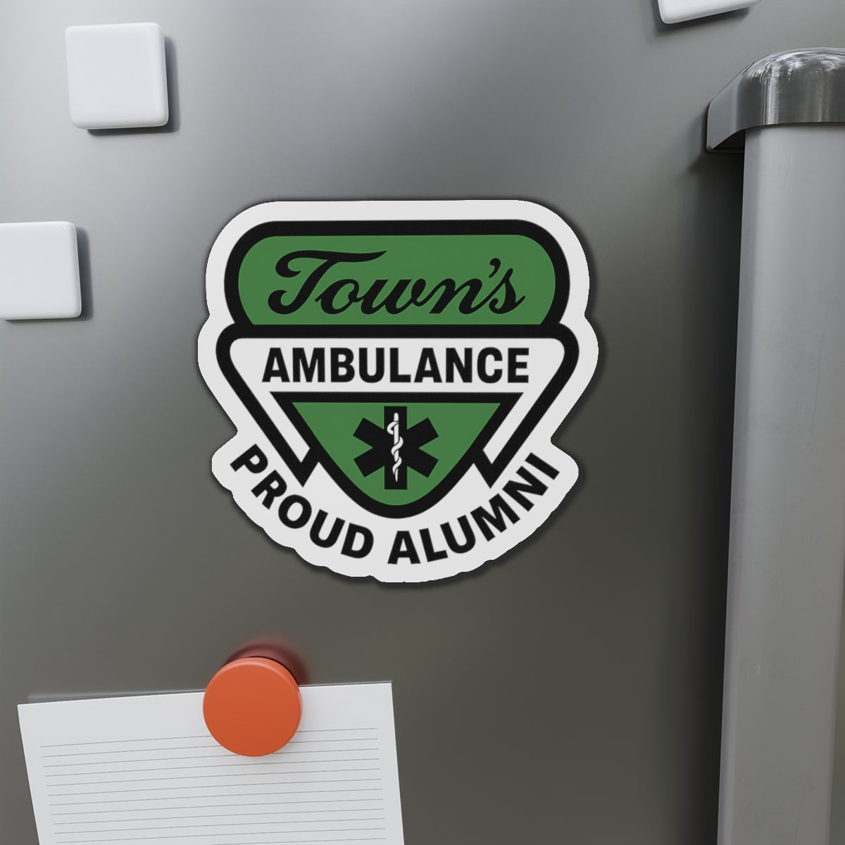 Proud Alumni - Towns Ambulance Die-Cut Magnet