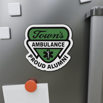 Proud Alumni - Towns Ambulance Die-Cut Magnet