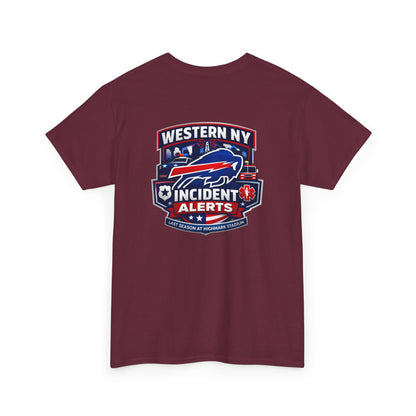 Incident Alerts Western NY T‑Shirt — Buffalo Bills Inspired Emergency Response Tee