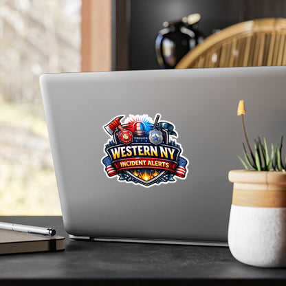 Kiss-Cut Vinyl Decal — Western NY Incident Alerts Badge