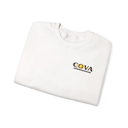 COVA Crewneck Sweatshirt — 'May the Wheels of EMS Forever Roll' Retro Logo