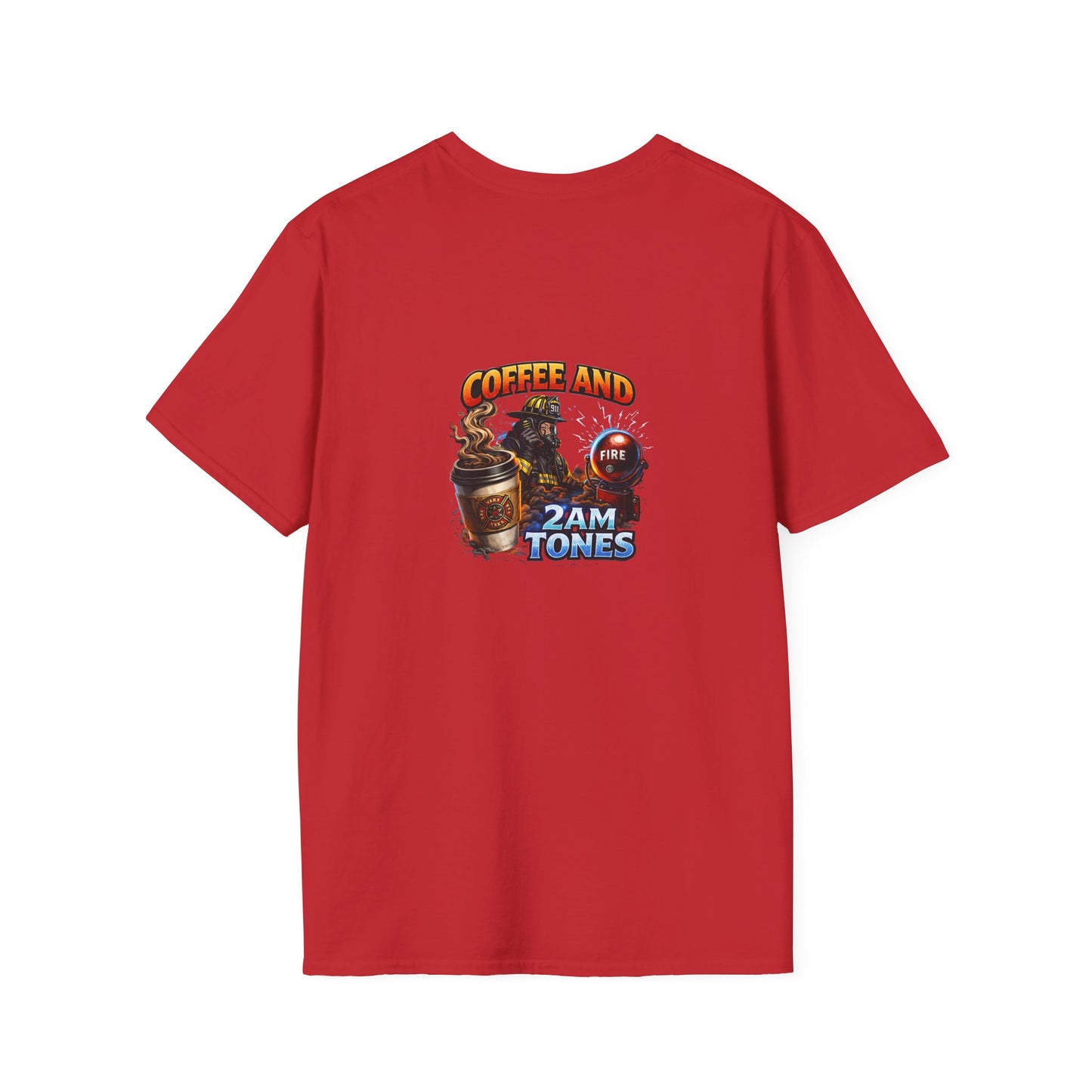 Coffee and 2AM Tones T-Shirt – Retro Coffee Vibes Graphic Tee