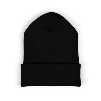 COVA Sun Logo Cuffed Beanie — Embroidered Winter Hat