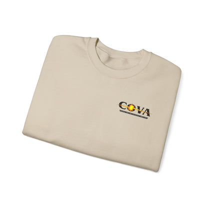 COVA Crewneck Sweatshirt — 'May the Wheels of EMS Forever Roll' Retro Logo