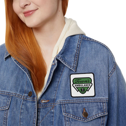 Green 'Town's Ambulance' Rescue Emblem Patch