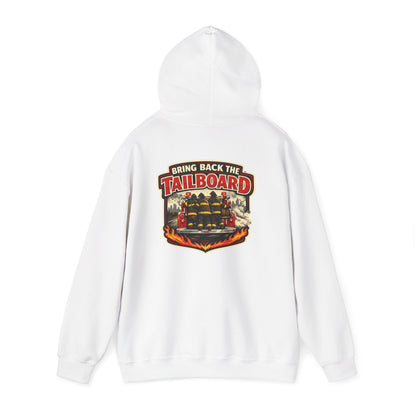 Tailgate Hoodie — “Bring on the Tailboard” Firefighter Tailgate Pullover