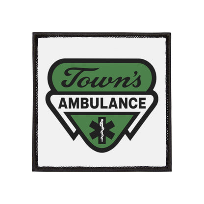 Green 'Town's Ambulance' Rescue Emblem Patch