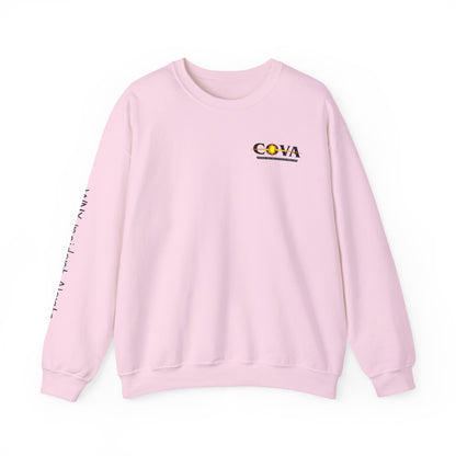 COVA Crewneck Sweatshirt — 'May the Wheels of EMS Forever Roll' Retro Logo