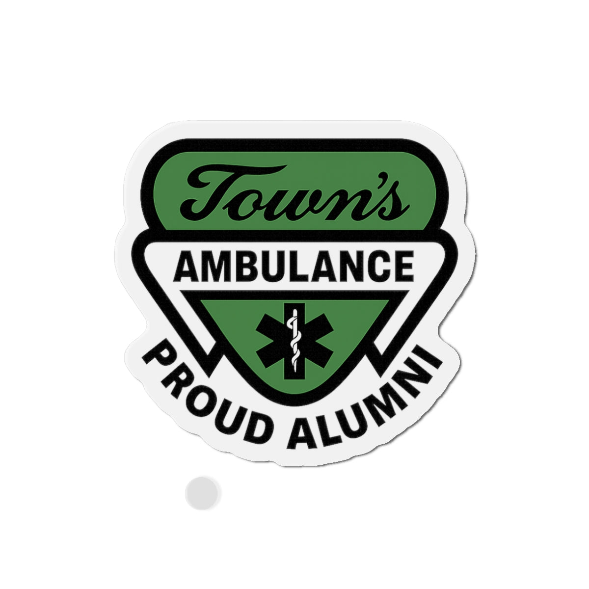 Proud Alumni - Towns Ambulance Die-Cut Magnet