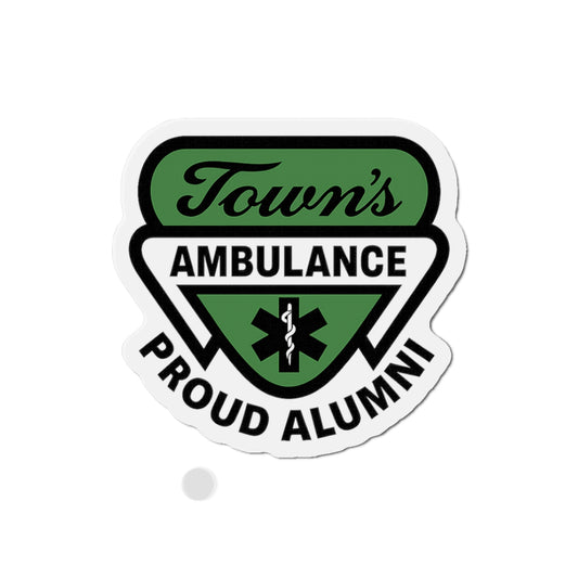 Proud Alumni - Towns Ambulance Die-Cut Magnet