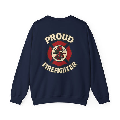 Proud Firefighter Crewneck Sweatshirt