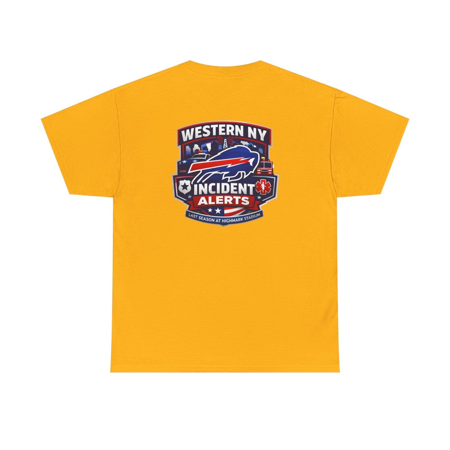 Incident Alerts Western NY T‑Shirt — Buffalo Bills Inspired Emergency Response Tee