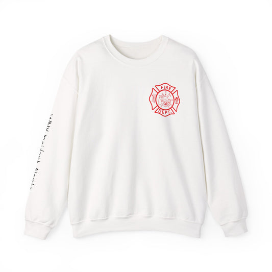 Proud Firefighter Crewneck Sweatshirt