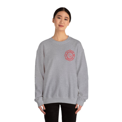 Firefighter Crewneck Sweatshirt — "I Put Out Fires. What's Your Superpower?"