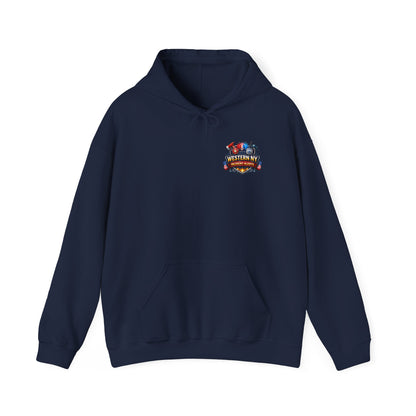 Western NY Incident Alerts Hoodie — (Buffalo Bills Themed) Emergency Response Patch Logo