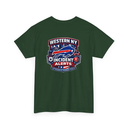 Incident Alerts Western NY T‑Shirt — Buffalo Bills Inspired Emergency Response Tee