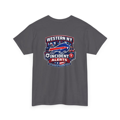 Incident Alerts Western NY T‑Shirt — Buffalo Bills Inspired Emergency Response Tee
