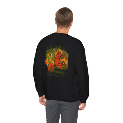 Firefighter Crewneck Sweatshirt — “Mount Up We’ve Got a Ripper!” Graphic