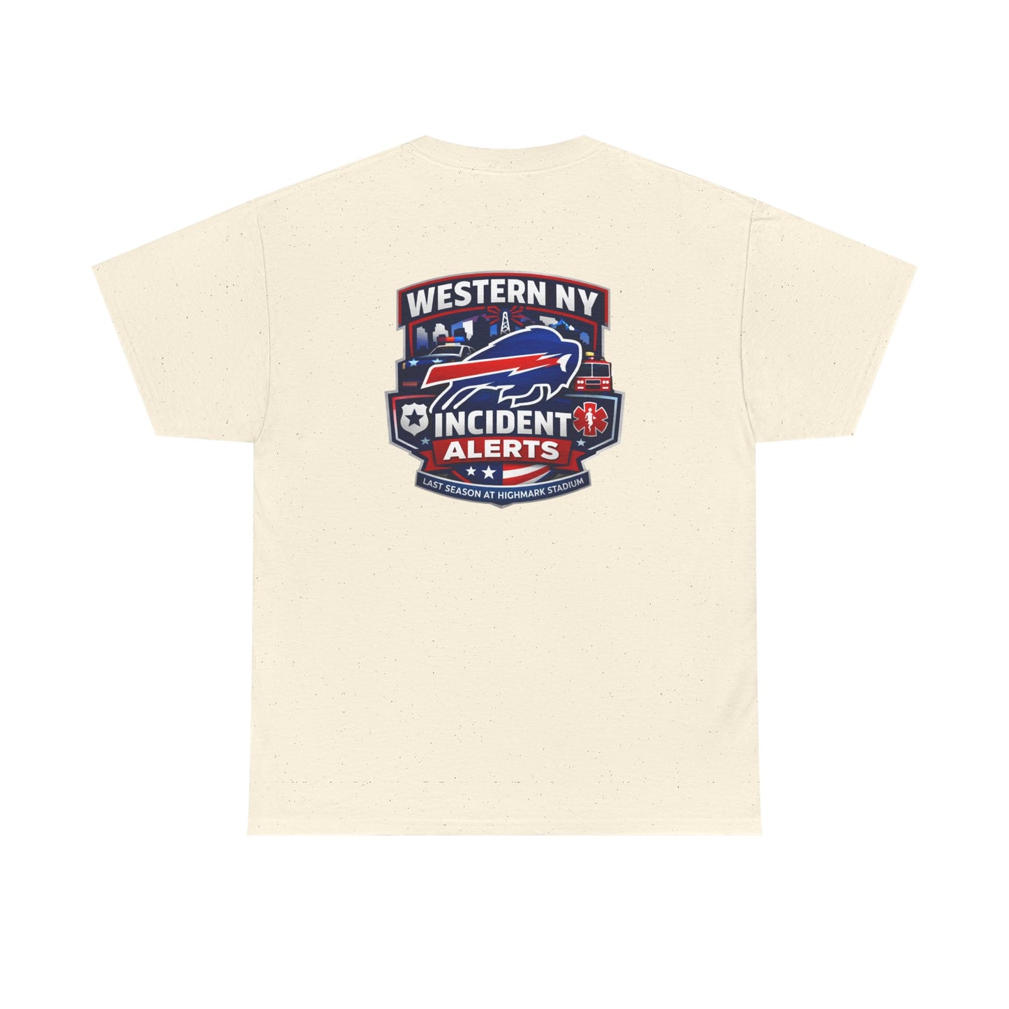 Incident Alerts Western NY T‑Shirt — Buffalo Bills Inspired Emergency Response Tee