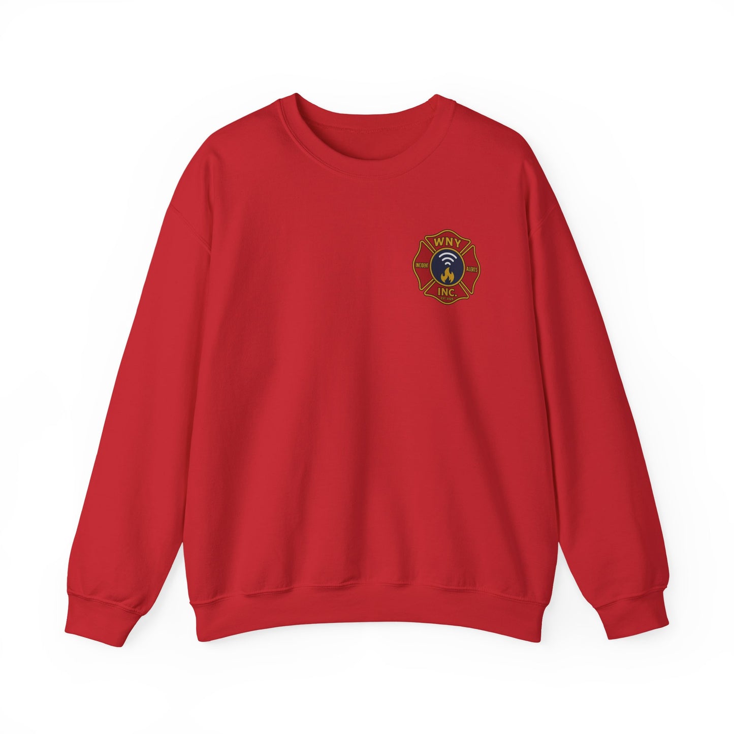 Firefighter Crewneck Sweatshirt — “Mount Up We’ve Got a Ripper!” Graphic