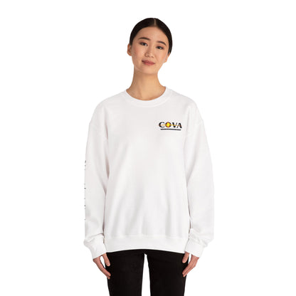 COVA Crewneck Sweatshirt — 'May the Wheels of EMS Forever Roll' Retro Logo
