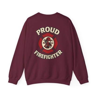 Proud Firefighter Crewneck Sweatshirt