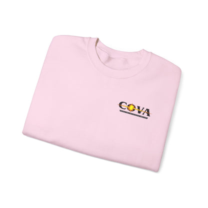 COVA Crewneck Sweatshirt — 'May the Wheels of EMS Forever Roll' Retro Logo