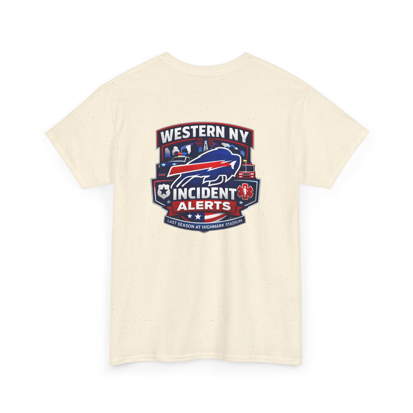 Incident Alerts Western NY T‑Shirt — Buffalo Bills Inspired Emergency Response Tee