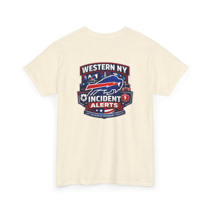 Incident Alerts Western NY T‑Shirt — Buffalo Bills Inspired Emergency Response Tee