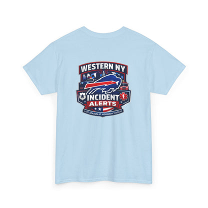 Incident Alerts Western NY T‑Shirt — Buffalo Bills Inspired Emergency Response Tee
