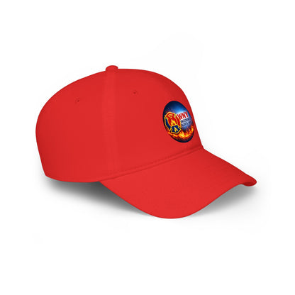 Firefighter Logo Baseball Cap — WNY Incident Support Red Low-Profile Hat