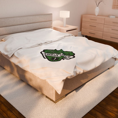 Town's Ambulance Velveteen Plush Blanket
