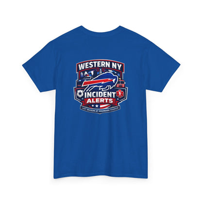 Incident Alerts Western NY T‑Shirt — Buffalo Bills Inspired Emergency Response Tee