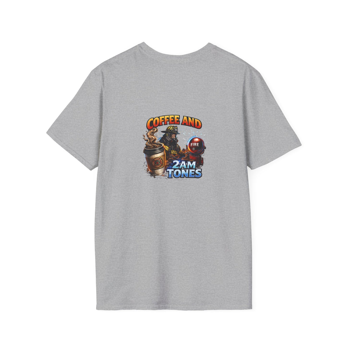 Coffee and 2AM Tones T-Shirt – Retro Coffee Vibes Graphic Tee