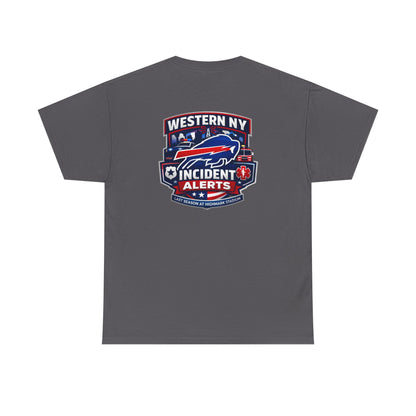 Incident Alerts Western NY T‑Shirt — Buffalo Bills Inspired Emergency Response Tee