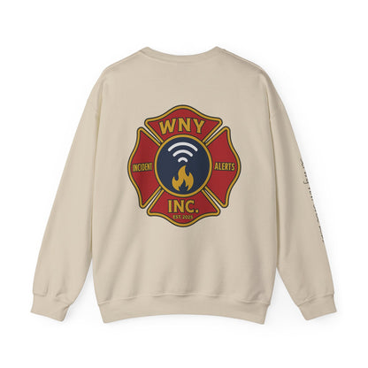 Fire Department Logo Sweatshirt — WNY Incident Alerts Crewneck