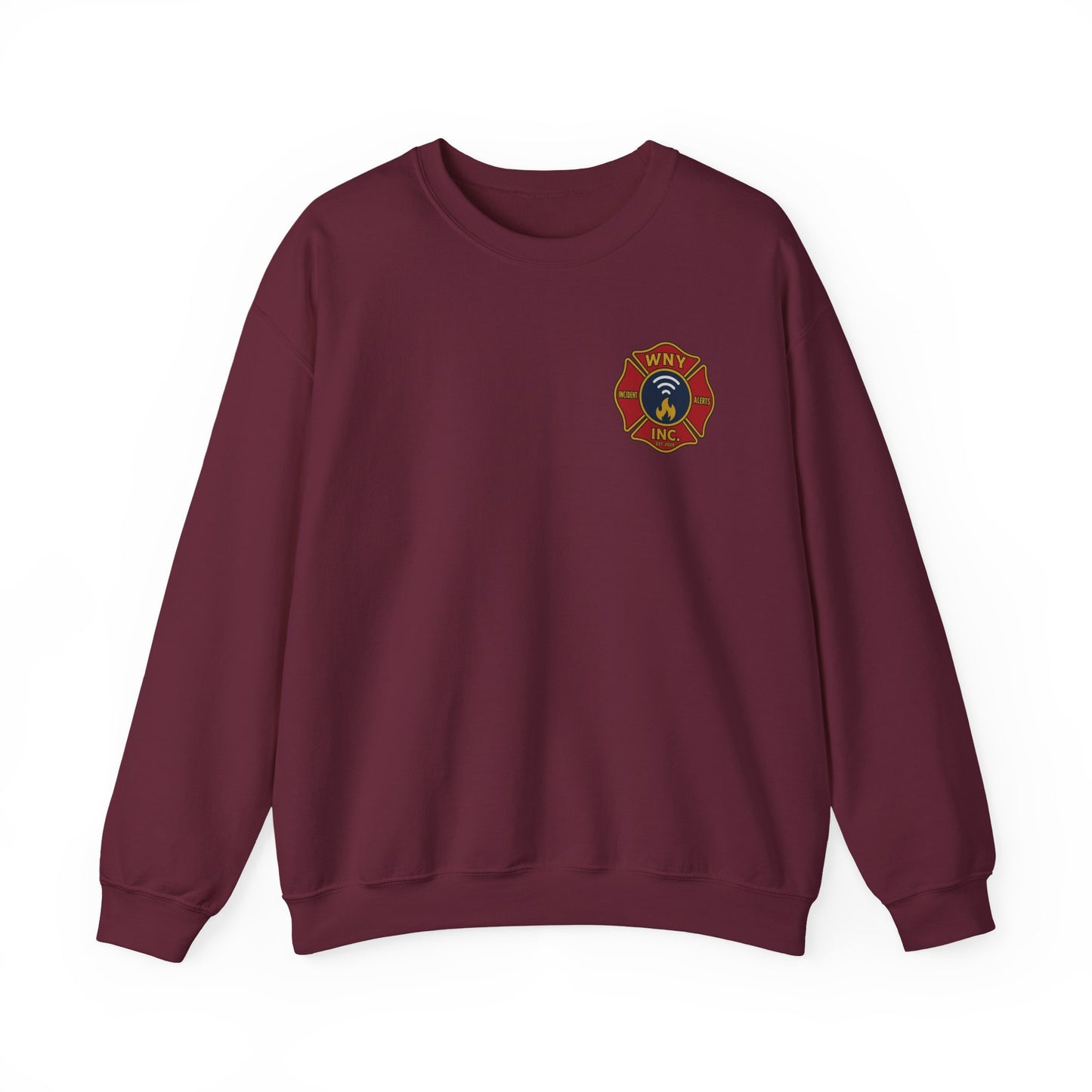 Firefighter Crewneck Sweatshirt — “Mount Up We’ve Got a Ripper!” Graphic