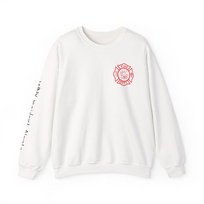 Firefighter Crewneck Sweatshirt — "Stop, Drop and Roll Sounds Like a Good Weekend"