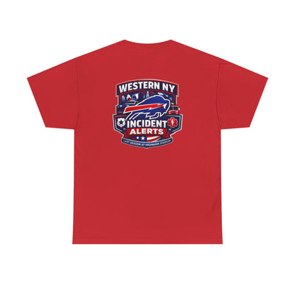 Incident Alerts Western NY T‑Shirt — Buffalo Bills Inspired Emergency Response Tee