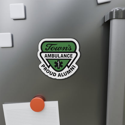 Proud Alumni - Towns Ambulance Die-Cut Magnet