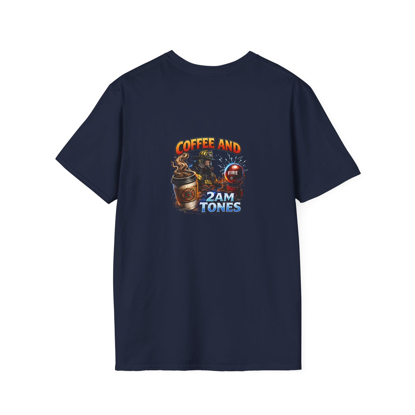 Coffee and 2AM Tones T-Shirt – Retro Coffee Vibes Graphic Tee