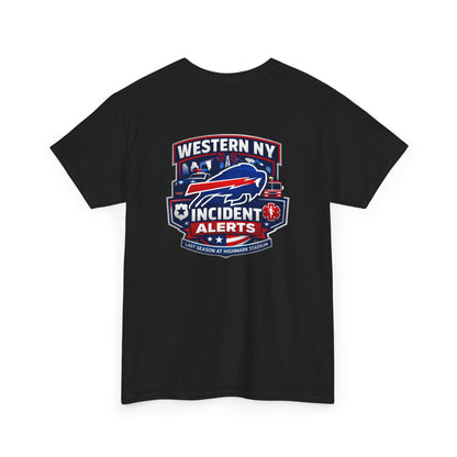 Incident Alerts Western NY T‑Shirt — Buffalo Bills Inspired Emergency Response Tee