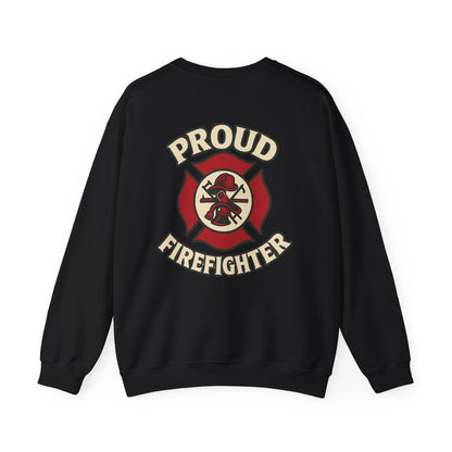 Proud Firefighter Crewneck Sweatshirt